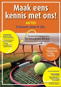 flyer tennislessen 2011